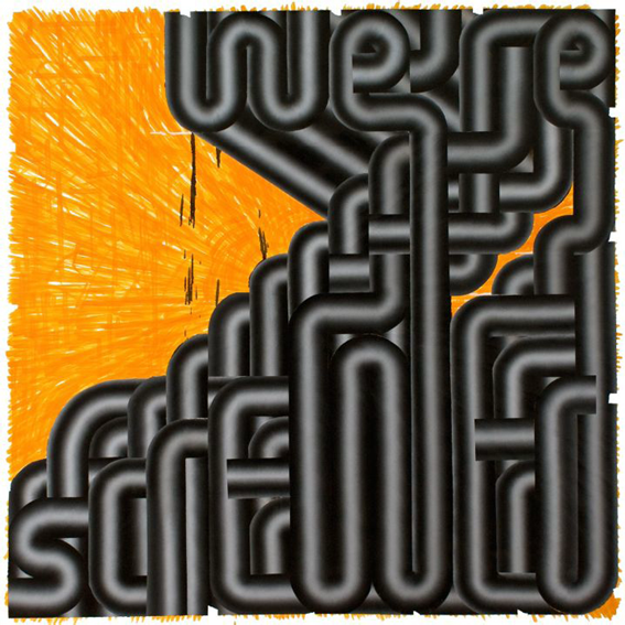 we're screwed from the Titles series - unique piece, 2010