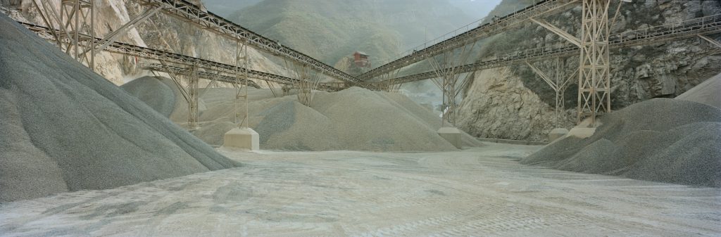 Ian Teh, Quarry and Temple, Bayin, Gansu, China, 2011